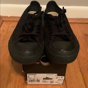All black converse